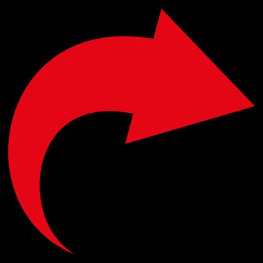 Düz vektör simge Yinele