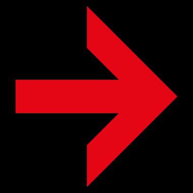 Düz vektör simgesi sağ ok