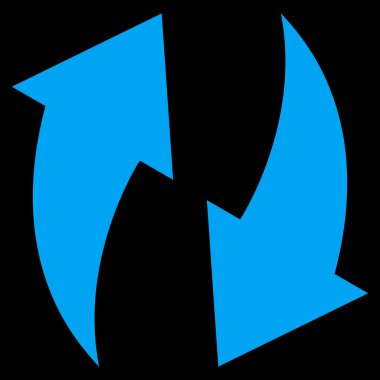 Düz vektör simgesini tazele