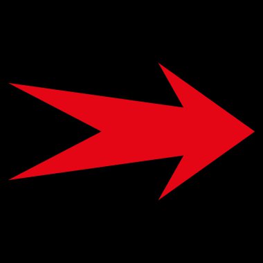 Düz vektör simgesi sağ ok