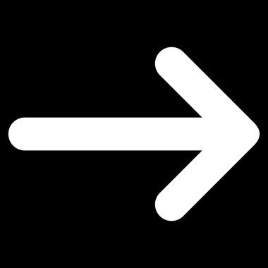 Düz vektör simgesi sağ ok