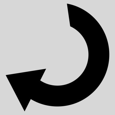 Düz vektör simge döndürmek