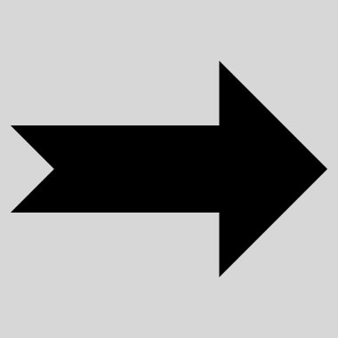 Düz vektör simgesi sağ ok