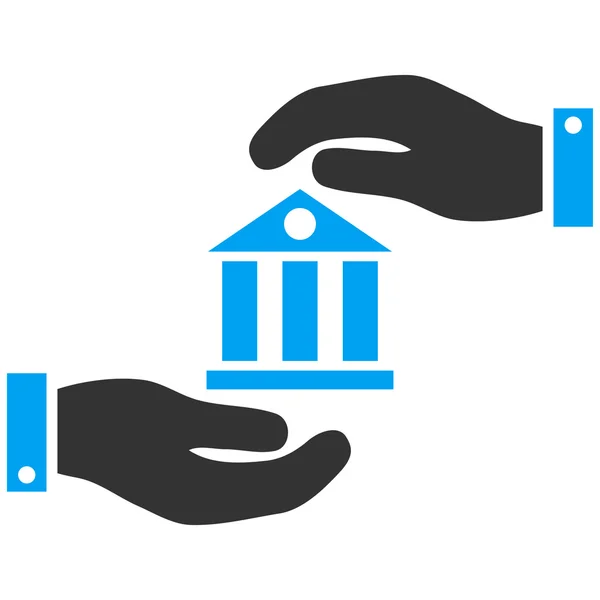 Bank Service płaskim Symbol wektor — Wektor stockowy