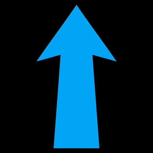 Seta para cima ícone vetorial plana —  Vetores de Stock