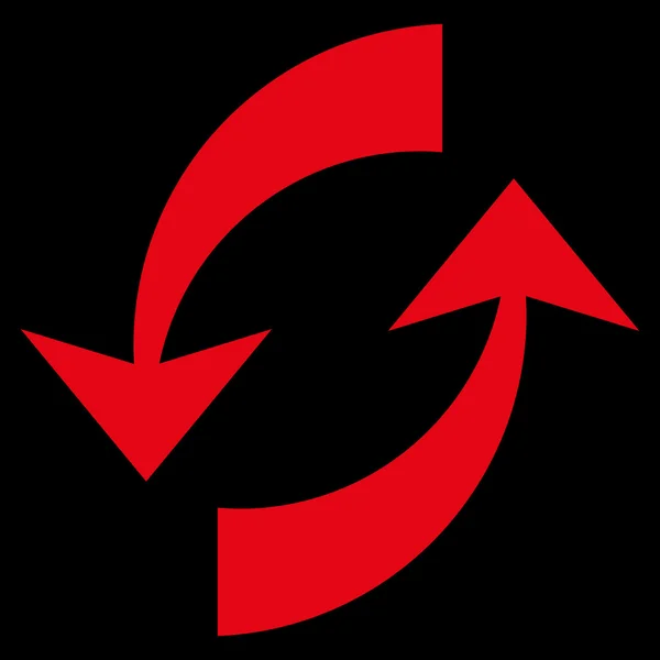 Flechas de cambio Icono de vector plano — Vector de stock