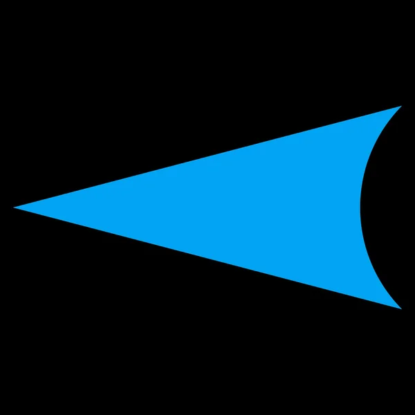 Grot strzałki lewo płaski wektor ikona — Wektor stockowy