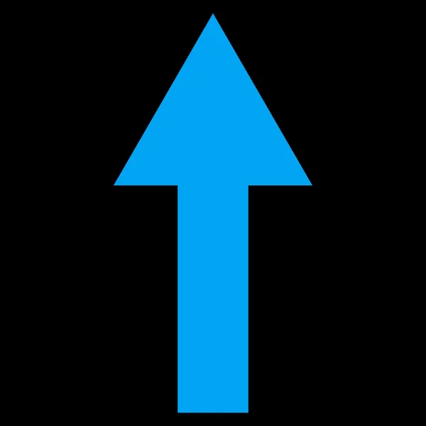 Pfeil nach oben flaches Vektorsymbol — Stockvektor