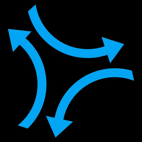 Výměna šipky ploché vektorové ikony — Stockový vektor