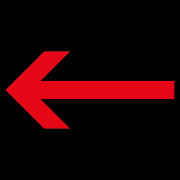 Šipka levá ploché vektorové ikony — Stockový vektor