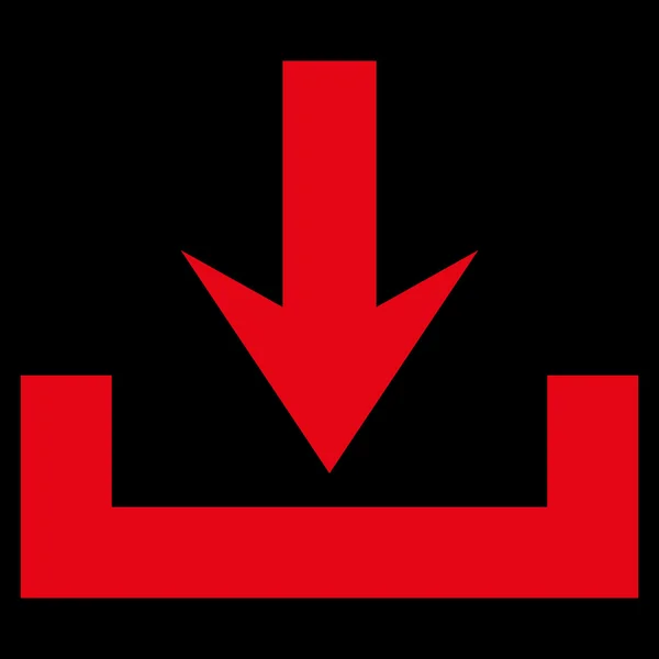 Downloads van platte Vector Icon — Stockvector