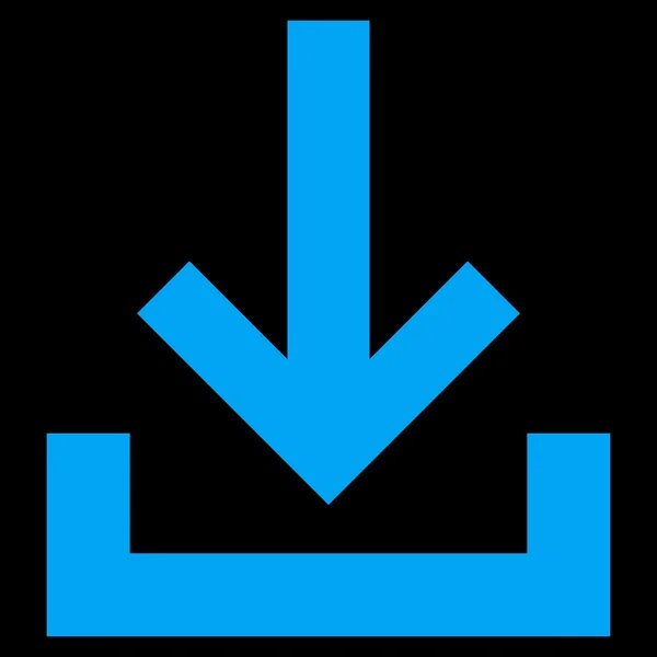 Inbox flaches Vektor-Symbol — Stockvektor