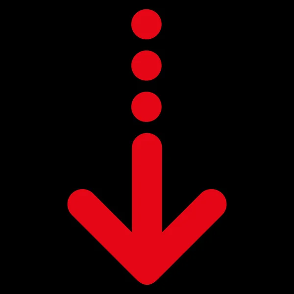 Enviar abajo plano Vector icono — Archivo Imágenes Vectoriales