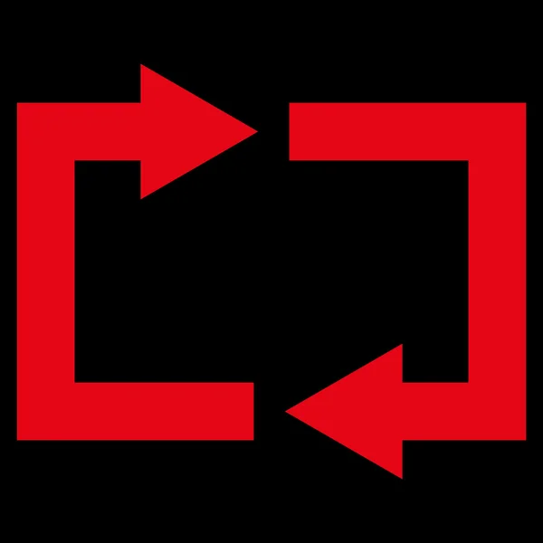 Exchange pijlen platte Vector Icon — Stockvector