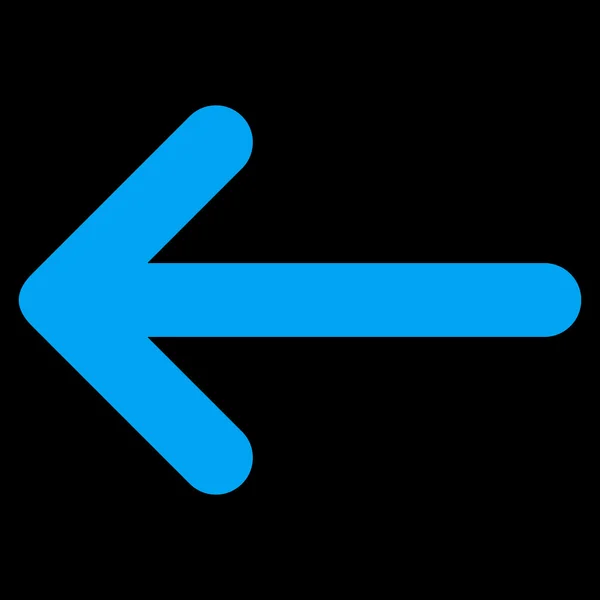 Pijl links platte Vector Icon — Stockvector