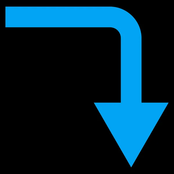 Flache Vektorsymbole abschalten — Stockvektor