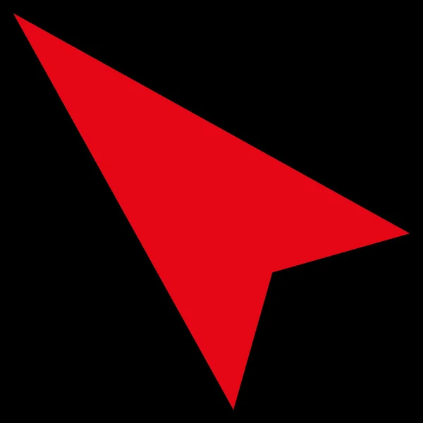 Icono de vector plano de punta de flecha izquierda hacia arriba — Archivo Imágenes Vectoriales