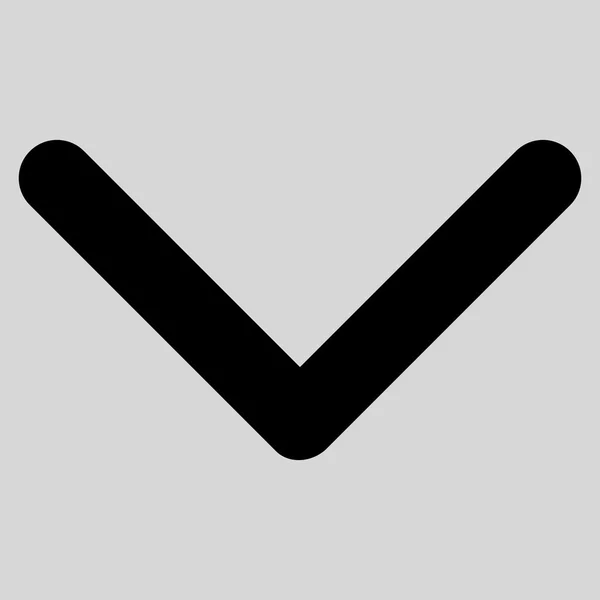 Dirección Abajo plano Vector icono — Archivo Imágenes Vectoriales