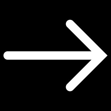 Düz vektör simgesi sağ ok