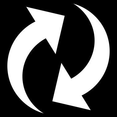 Düz vektör simgesini tazele