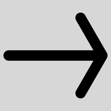 Düz vektör simgesi sağ ok