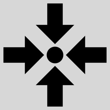 Oklar düz vektör simge küçültmek