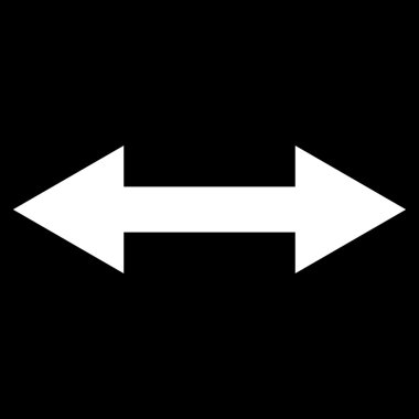 Yatay Çevir düz vektör simgesi