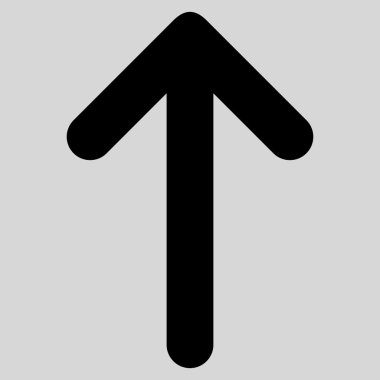 Düz vektör simge yukarı ok