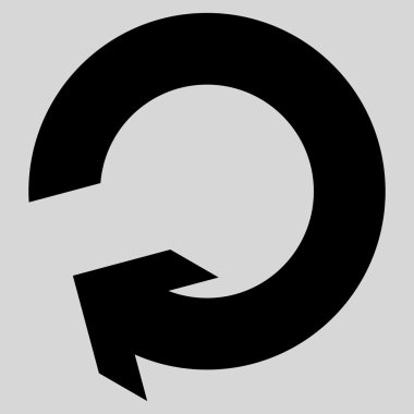 Düz vektör simge döndürmek