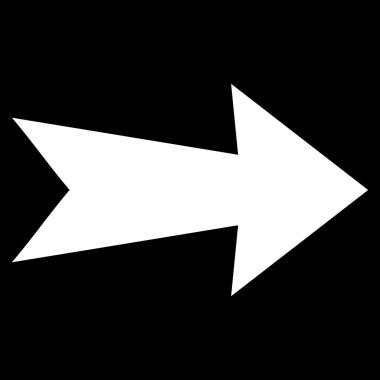 Düz vektör simgesi sağ ok