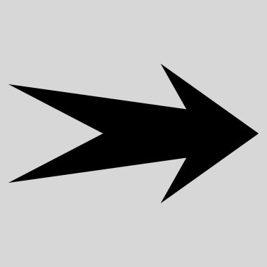 Düz vektör simgesi sağ ok