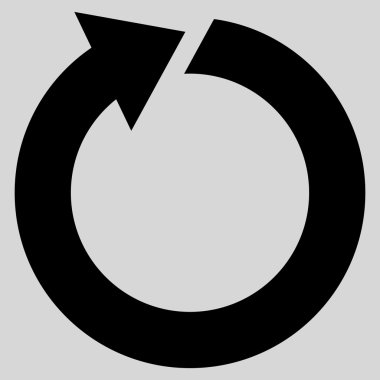 Düz vektör simge döndürmek