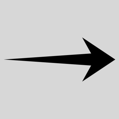 Düz vektör simgesi sağ ok