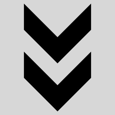 Düz vektör simgesi kaydır