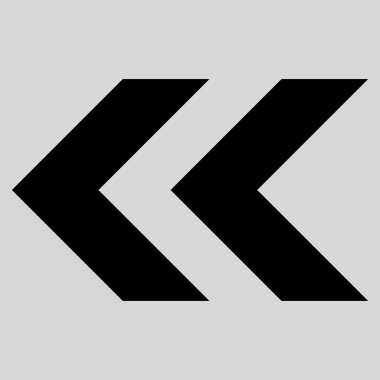 Shift Sol düz vektör simgesi