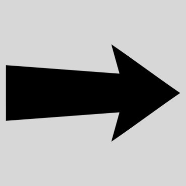 Düz vektör simgesi sağ ok