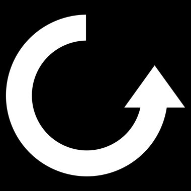 Düz vektör simge Döndür