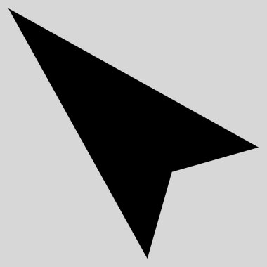 Ok ucu sol yukarı düz vektör simgesi