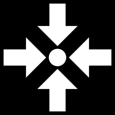 Oklar düz vektör simge küçültmek