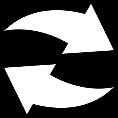 Vektör simge Exchange oklar düz