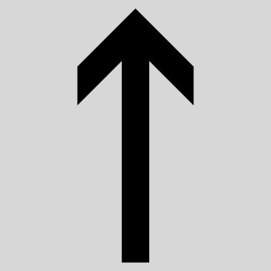 Düz vektör simge yukarı ok