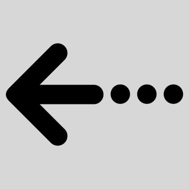 Sol düz vektör simge göndermek