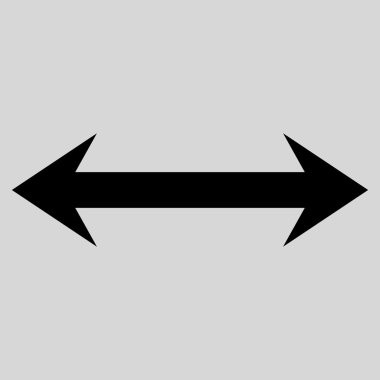 Yatay Çevir düz vektör simgesi