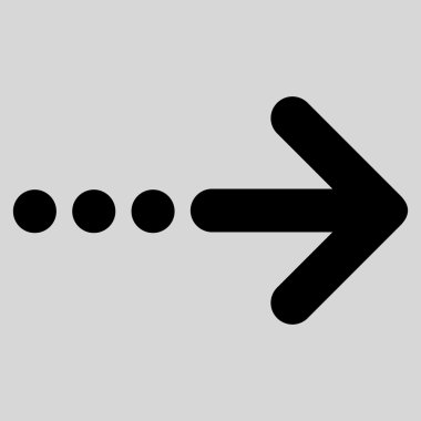 Sağ göndermek düz vektör simgesi