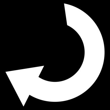 Düz vektör simge döndürmek