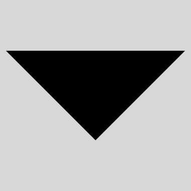 Düz vektör simgesi aşağı ok ucu