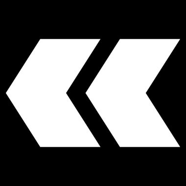 Shift Sol düz vektör simgesi