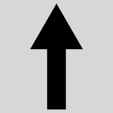 Düz vektör simge yukarı ok