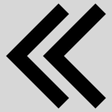 Shift Sol düz vektör simgesi