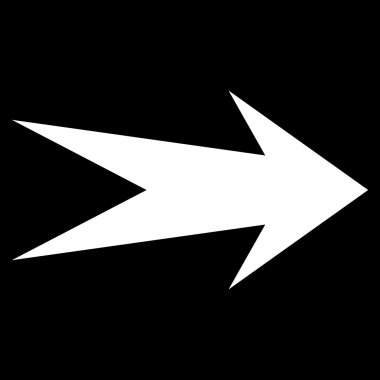 Düz vektör simgesi sağ ok